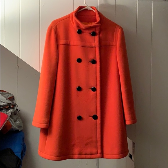 Vintage Modelia Jackets & Blazers - Vintage Orange Peacoat